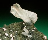 Natrolite crystals - click for larger pic