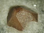 Spessartine crystals - click for larger pic