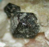 Steenstrupine-(Ce) crystals - click for larger pic
