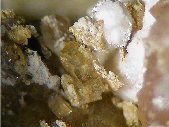 Thomasclarkite-(Y) crystals - click for larger pic