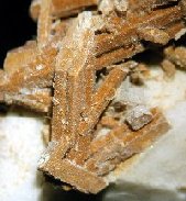 Bastnäsite-(Ce) crystals - click for larger pic