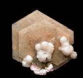 Catapleiite crystals - click for larger pic